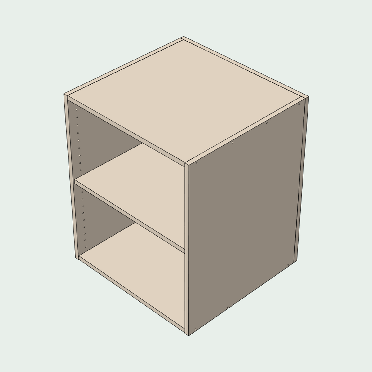 Base Cabinet with 1 Shelf - 600mm | Core Range